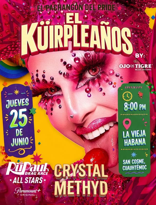 KÜIRPLEAÑOS EN PRIDE con Crystal Methyd y Kylie Sonique Love